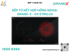 Bếp điện từ 2 vùng nấu Grand X GX E795Lux - Made In Malaysia